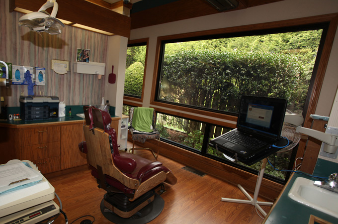 Each operatory is a modern treatment facility and offers soothing views outside